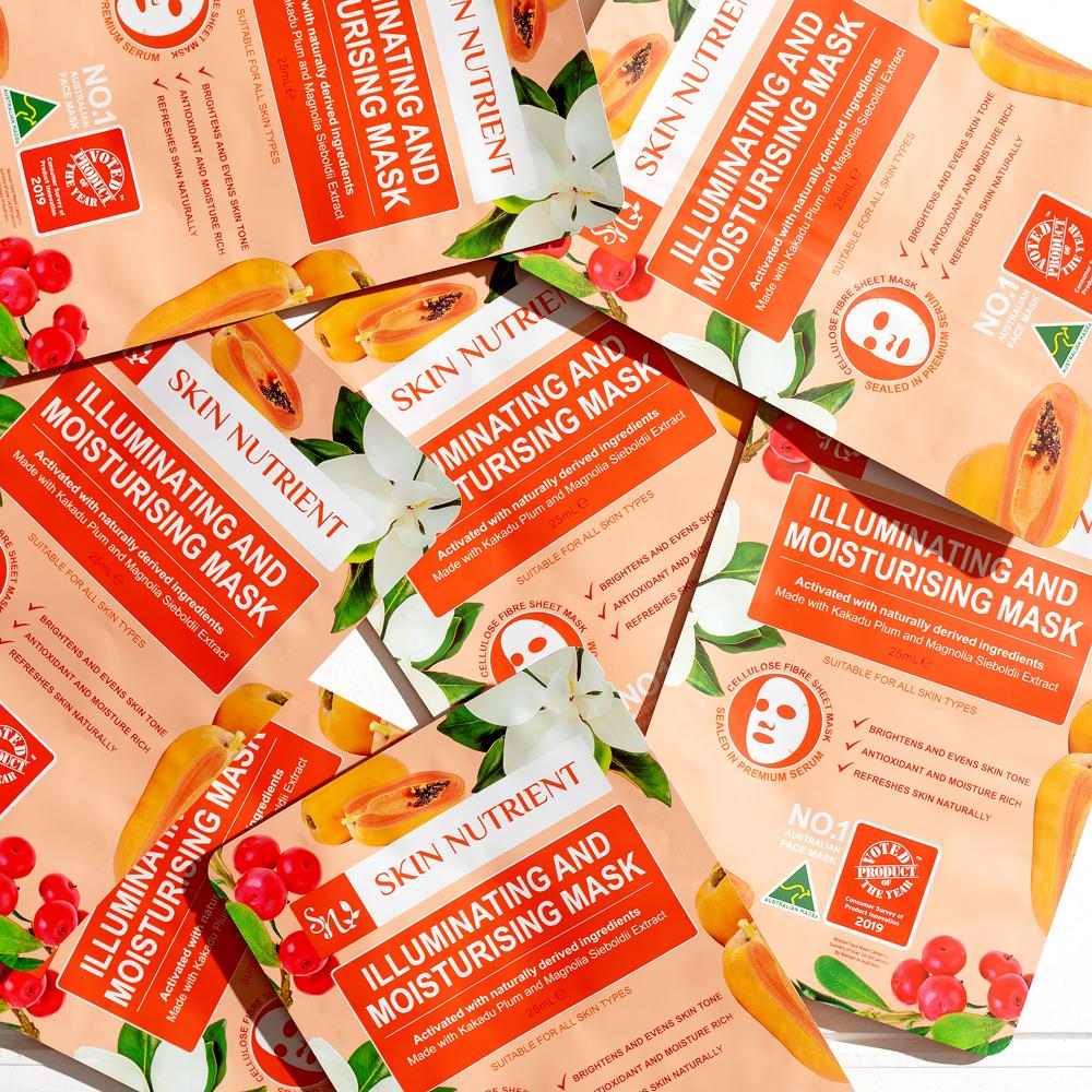 Illuminating and Moisturising Face Mask